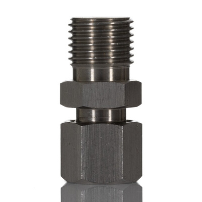 RS PRO Straight Thermocouple Compression Fitting for Use with Thermocouple Probes, M8, 3mm Probe