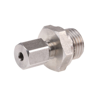 RS PRO Thermocouple Compression Fitting for Use with Thermocouple, 1/4 BSP, 3mm Probe, RoHS Compliant Standard