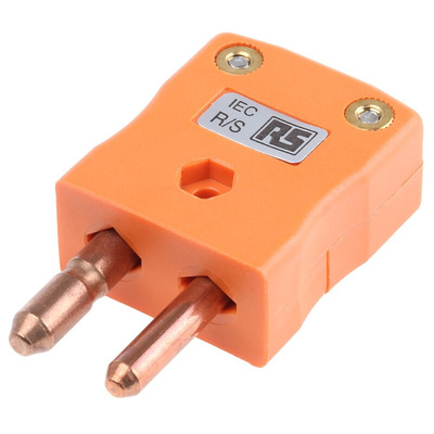 RS PRO Quickwire Thermocouple Connector for Use with Type R/S Thermocouple, Standard Size, IEC Standard