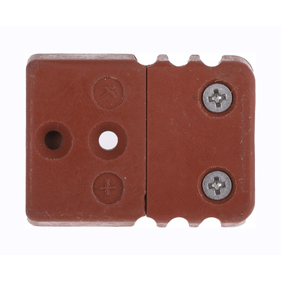 RS PRO High Temperature Thermocouple Connector for Use with Type K Thermocouple, Standard Size, IEC Standard
