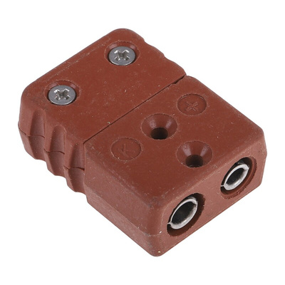 RS PRO High Temperature Thermocouple Connector for Use with Type K Thermocouple, Standard Size, IEC Standard