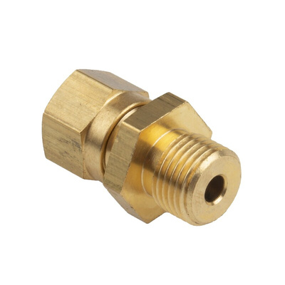 RS PRO Thermocouple Compression Fitting for Use with Thermocouple, 1/8 BSPP, 3mm Probe, RoHS Compliant Standard