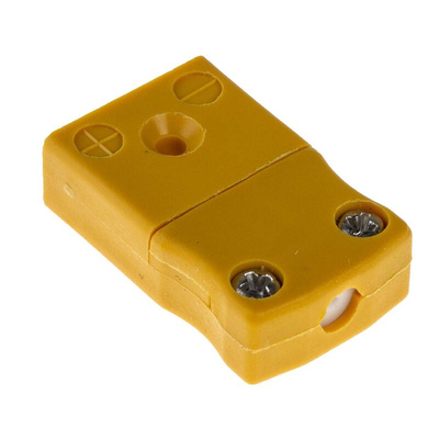RS PRO In-Line Thermocouple Connector for Use with Type K Thermocouple, Miniature Size, BS Standard