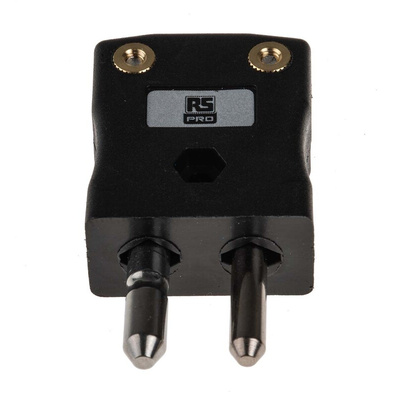 RS PRO In-Line Thermocouple Connector for Use with Type J Thermocouple, Standard Size, BS Standard
