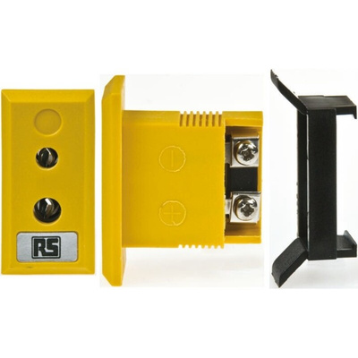 RS PRO Panel Mount Thermocouple Connector for Use with Type K Thermocouple, Standard Size, BS Standard