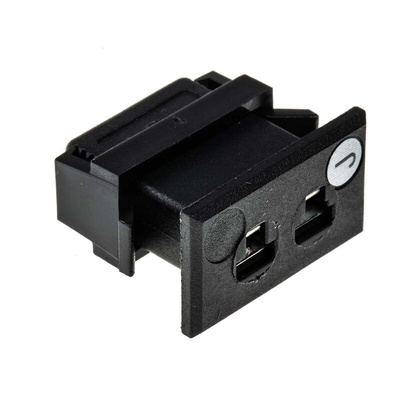 RS PRO Fascia Thermocouple Connector for Use with Type J Thermocouple, Miniature Size, IEC Standard