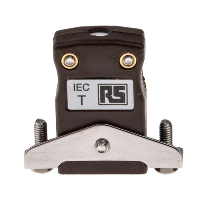 RS PRO Panel Mount Thermocouple Connector for Use with Type T Thermocouple, Miniature Size, IEC Standard