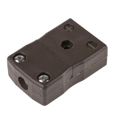 RS PRO In-Line Thermocouple Connector for Use with Type T Thermocouple, Standard Size, IEC Standard
