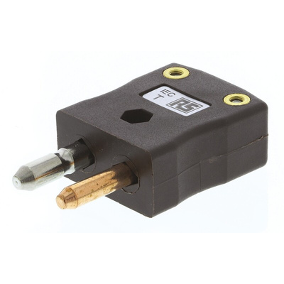 RS PRO In-Line Thermocouple Connector for Use with Type T Thermocouple, Standard Size, IEC Standard