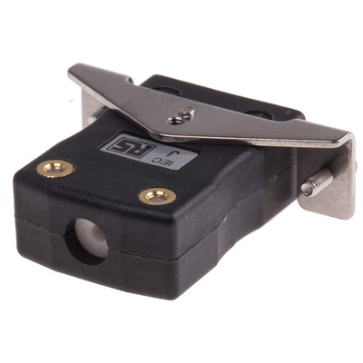 RS PRO Panel Mount Thermocouple Connector for Use with Type J Thermocouple, Standard Size, IEC Standard