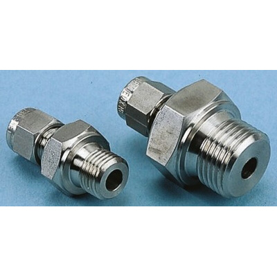 RS PRO Thermocouple Compression Fitting for Use with Thermocouple, 1/4 BSP, 6mm Probe, RoHS Compliant Standard