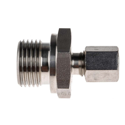 RS PRO Thermocouple Compression Fitting for Use with Thermocouple, 1/2 BSP, 6mm Probe, RoHS Compliant Standard