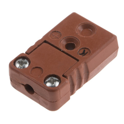 RS PRO High Temperature Thermocouple Connector for Use with Type K Thermocouple, Miniature Size, IEC Standard