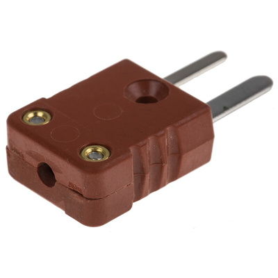 RS PRO High Temperature Thermocouple Connector for Use with Type J Thermocouple, Miniature Size, IEC Standard
