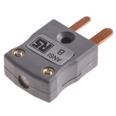 RS PRO In-Line Thermocouple Connector for Use with Type B Thermocouple, Miniature Size, ANSI Standard