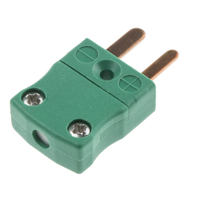 RS PRO In-Line Thermocouple Connector for Use with Type R/S Thermocouple, Miniature Size, ANSI Standard