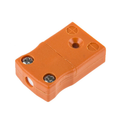 RS PRO In-Line Thermocouple Connector for Use with Type N Thermocouple, Miniature Size, ANSI Standard