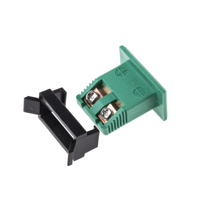 RS PRO Fascia Thermocouple Connector for Use with Type R/S Thermocouple, Miniature Size, ANSI Standard