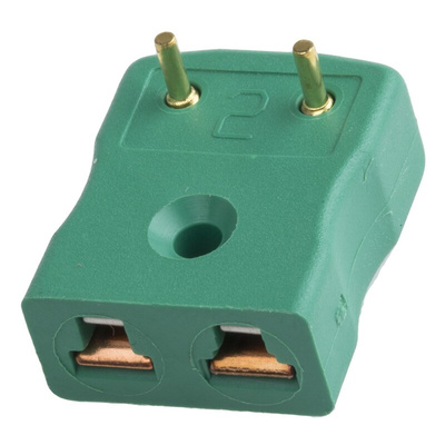 RS PRO PCB Mounting Thermocouple Connector for Use with Type R/S Thermocouple, Miniature Size, ANSI Standard