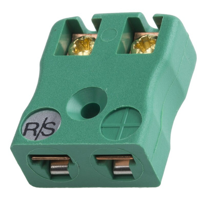 RS PRO PCB Mounting Thermocouple Connector for Use with Type R/S Thermocouple, Miniature Size, ANSI Standard