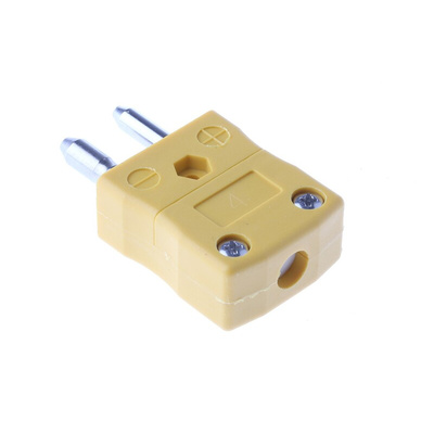 RS PRO In-Line Thermocouple Connector for Use with Type K Thermocouple, Standard Size, ANSI Standard