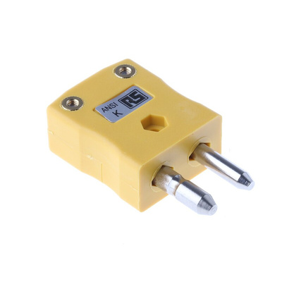 RS PRO In-Line Thermocouple Connector for Use with Type K Thermocouple, Standard Size, ANSI Standard