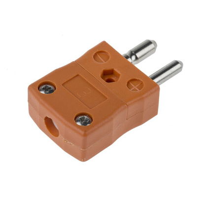 RS PRO In-Line Thermocouple Connector for Use with Type N Thermocouple, Standard Size, ANSI Standard