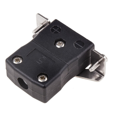 RS PRO Panel Mount Thermocouple Connector for Use with Type J Thermocouple, Standard Size, ANSI Standard