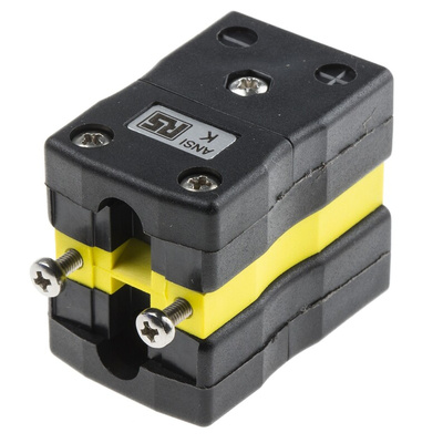 RS PRO Duplex Thermocouple Connector for Use with Type K Thermocouple, Standard Size, ANSI Standard