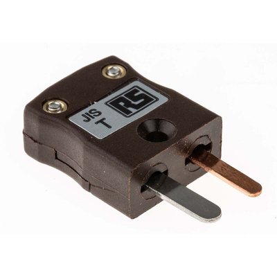 RS PRO In-Line Thermocouple Connector for Use with Type T Thermocouple, Miniature Size, JIS Standard