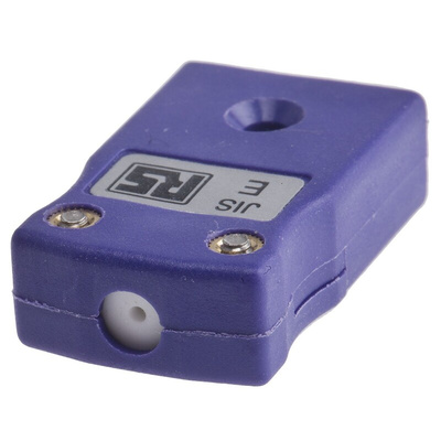 RS PRO In-Line Thermocouple Connector for Use with Type E Thermocouple, Miniature Size, JIS Standard