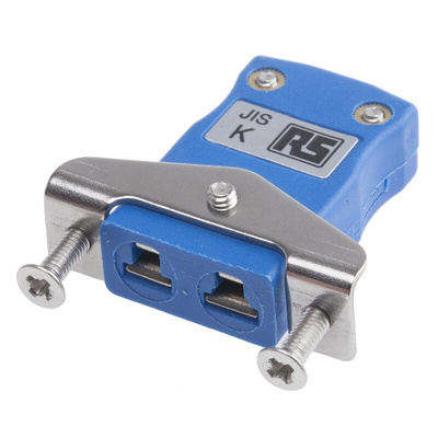RS PRO Panel Mount Thermocouple Connector for Use with Type K Thermocouple, Miniature Size, JIS Standard