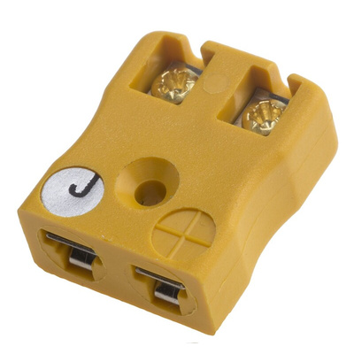 RS PRO PCB Mounting Thermocouple Connector for Use with Type J Thermocouple, Miniature Size, JIS Standard