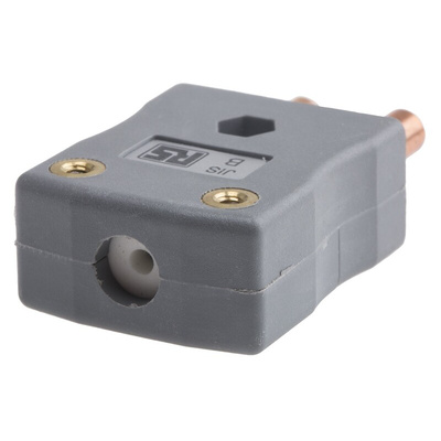 RS PRO In-Line Thermocouple Connector for Use with Type B Thermocouple, Standard Size, JIS Standard