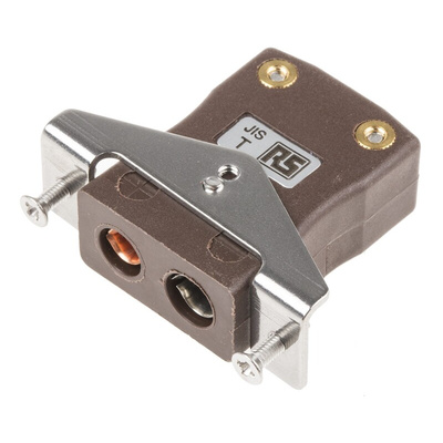 RS PRO Quickwire Panel Mount Thermocouple Connector for Use with Type T Thermocouple, Standard Size, JIS Standard
