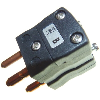 RS PRO Duplex Thermocouple Connector for Use with Type B Thermocouple, Standard Size, JIS Standard