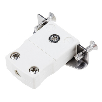 RS PRO Panel Mount Thermocouple Connector for Use with Type CU Thermocouple, Miniature Size, IEC Standard