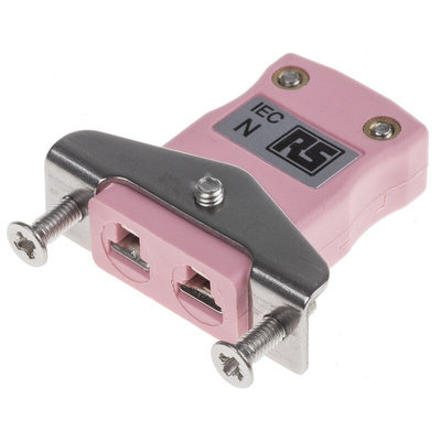 RS PRO Panel Mount Thermocouple Connector for Use with Type N Thermocouple, Miniature Size, IEC Standard