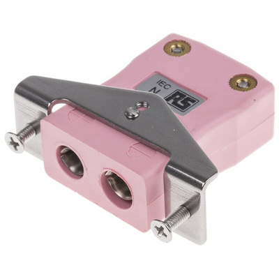 RS PRO Panel Mount Thermocouple Connector for Use with Type N Thermocouple, Standard Size, IEC Standard