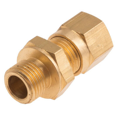 RS PRO In-Line Thermocouple Compression Fitting for Use with Thermocouple, 1/8 BSPP, 6mm Probe, RoHS Compliant Standard