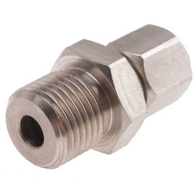 RS PRO In-Line Thermocouple Compression Fitting for Use with Thermocouple, M16, 6mm Probe, RoHS Compliant Standard