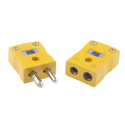 RS PRO In-Line Thermocouple Connector for Use with Type K Thermocouple, Standard Size, IEC Standard