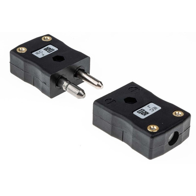 RS PRO In-Line Thermocouple Connector for Use with Type J Thermocouple, Standard Size, IEC Standard