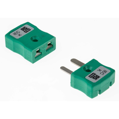 RS PRO Quickwire Thermocouple Connector for Use with Type K Thermocouple, Miniature Size, IEC Standard