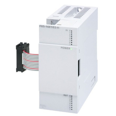 Mitsubishi PLC I/O Module for Use with MELSEC iQ-F Series PLC, DC, Transistor, 24 V dc