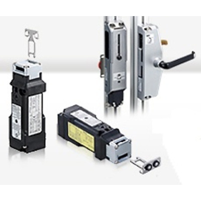 HS5L Safety Interlock Switch, Metal (Head), 1NC/1NO (Door Monitor), 1NC/1NO (Lock Monitor), Spring Lock Lock