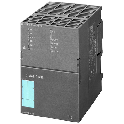 Siemens 6GK7343 Series PLC Expansion Module for Use with SIMATIC S7-300, RJ45, Digital