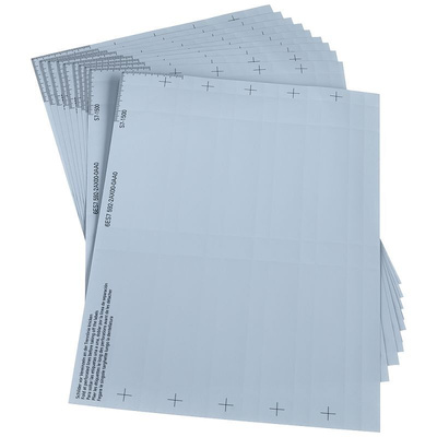 Siemens 6ES7592 Series Labeling Sheet for Use with S7-1500 modules