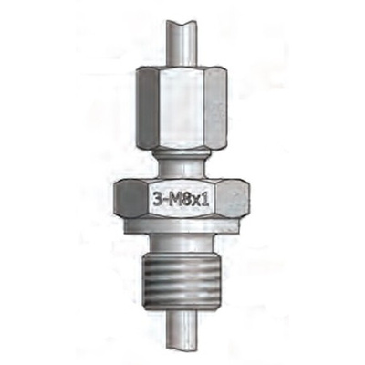 Reckmann Thermocouple Compression Fitting for Use with Mineral Insulated Thermocouple, M8, 1mm Probe