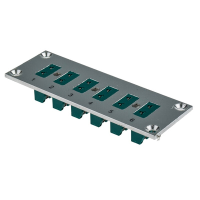 Reckmann Panel Mount Thermocouple Connector Panel for Use with Type K Thermocouple, Miniature